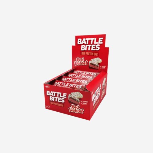 Red velvet high protein bar - battle bites