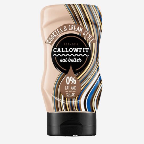 Cookies & cream 0% fat and no added sugar sauce - Callowfit