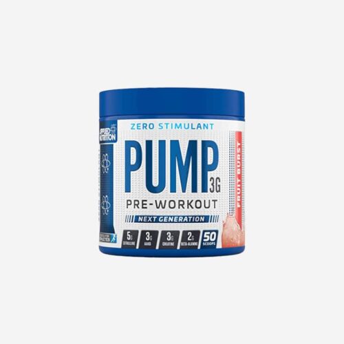 Pump 3G Zero Stimulant Pre-workout 375g Applied Nutrition