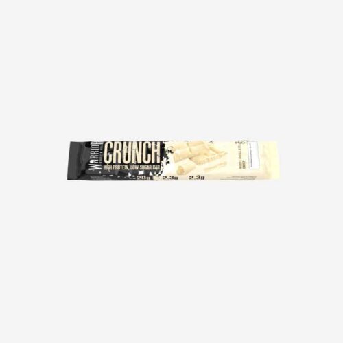 White chocolate crisp low sugar high protein bar Warrior