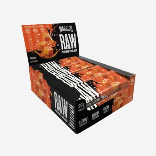 Warrior RAW Protein Flapjack bar salted caramel