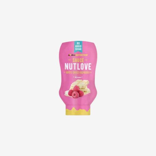 ALLNUTRITION NUTLOVE Sauce 280g – White Chocolate with Raspberries