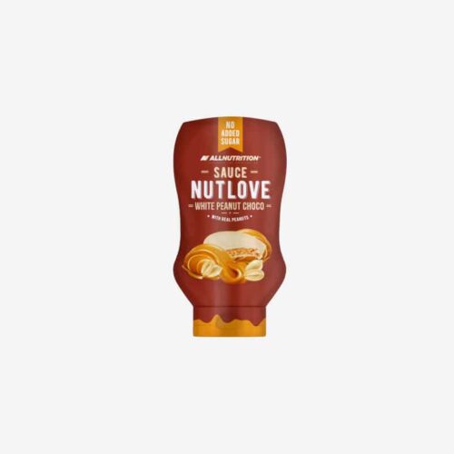 ALLNUTRITION NUTLOVE Sauce 280g – White Chocolate with Peanuts