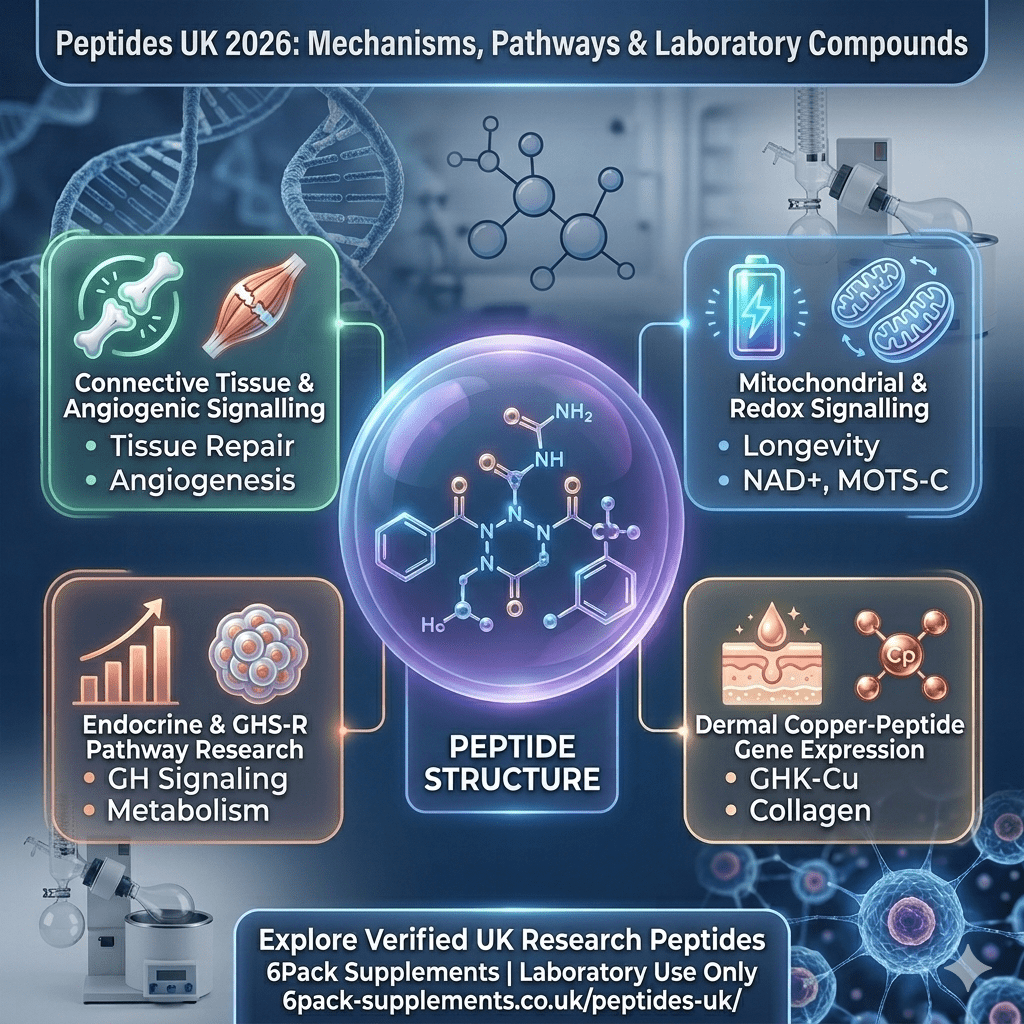 Peptides UK 2026: Mechanisms, Pathways & Laboratory Research Hub